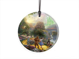 Thomas Kinkade (The Wizard of Oz™ - Dorothy Discovers the Emerald City™) StarFire Prints™ Hanging Glass