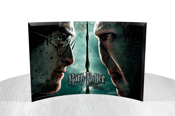 Harry Potter and the Deathly Hallows™ Part 2 (Harry and Voldemort) StarFire Prints™ Curved Glass