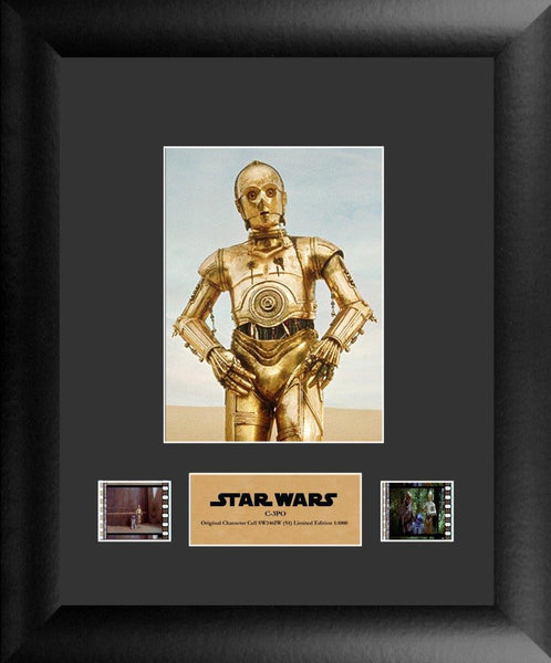 Star Wars C-3PO Single 11 X 13 Film Cell Numbered Limited Edition COA