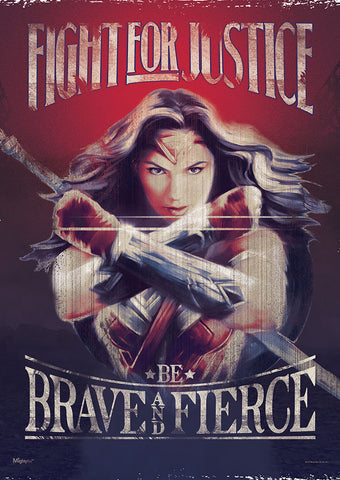 Wonder Woman™ (Fight for Justice) MightyPrint™ Wall Art