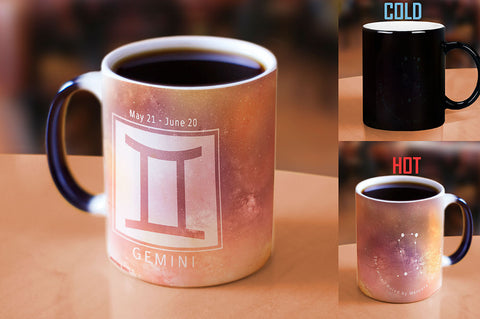 Zodiac (Gemini) Morphing Mugs Heat-Sensitive Mug