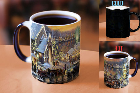 Thomas Kinkade (The Lights of Christmastown) Morphing Mugs™ Heat-Sensitive Mug