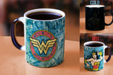 DC Comics Originals (Wonder Woman Retro Logo) Morphing Mugs™ Heat-Sensitive Mug