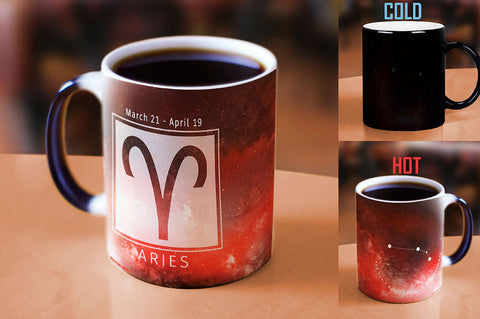 Zodiac (Aries) Morphing Mugs Heat-Sensitive Mug