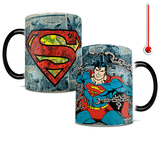 DC Comics Originals (Superman Retro Logo) Morphing Mugs™ Heat-Sensitive Mug