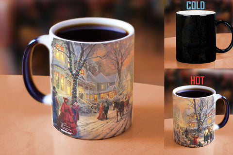 Thomas Kinkade (A Victorian Christmas) Morphing Mugs™ Heat-Sensitive Mug