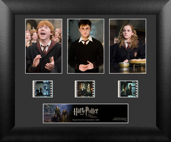 Harry Potter Order of Phoenix S1 Three Cell Std 13 X 11 Film Cell Numbered Limited Edition COA