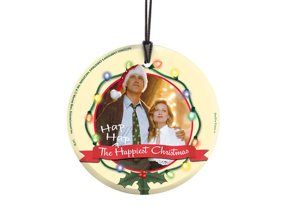 National Lampoon's Christmas Vacation (Clark and Ellen) StarFire Prints™ Hanging Glass