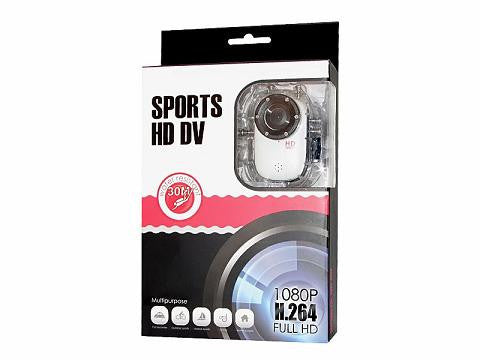 Hi-Def Waterproof Helmet Head Sport Camera USB Rechargeable Recorder