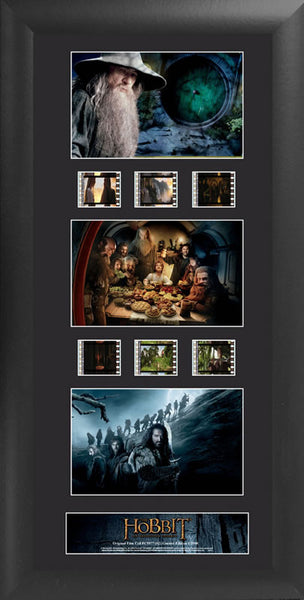 HOBBIT UNEXPECTED JOURNEY Trio Film Cell Numbered Limited Edition COA