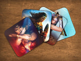 Wonder Woman™ (Fight for Justice) Hardboard Coaster Set