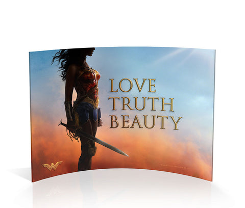 Wonder Woman™ (Love Truth Beauty) Curved Acrylic Print