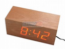 WoodenTime - Natural Wood Digital Clock