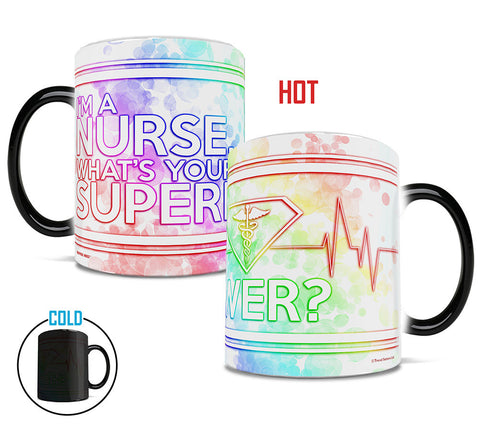 Superpower Nurse (Rainbow) Morphing Mugs™ Heat-Sensitive Mug