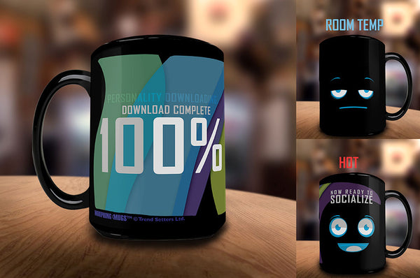 Personality Downloading Morphing Mugs Heat-Sensitive Clue Mug