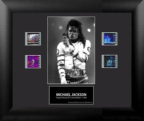 Michael Jackson Double 13 X 11 Film Cell Limited Edition COA