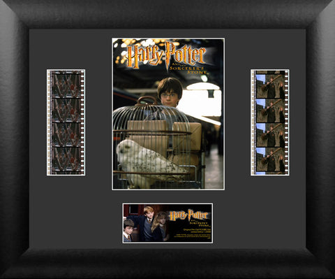 Harry Potter Sorcerers Stone S4 Double 13 X 11 FIlm Cell Numbered Limited Edition COA