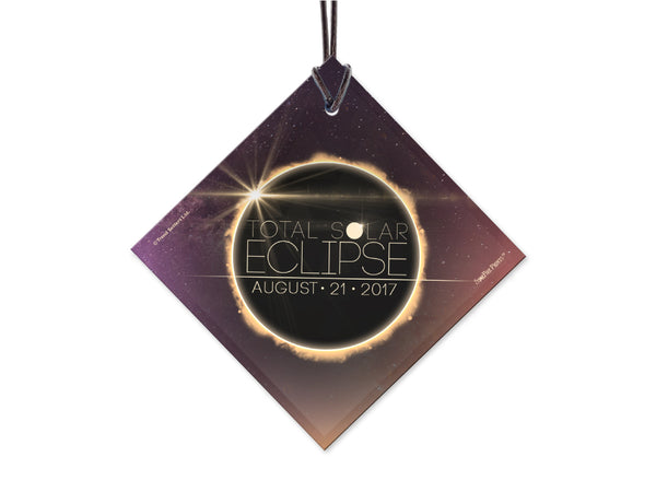 Solar Eclipse Starfire Prints™ Hanging Glass Decoration