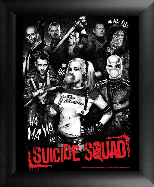Suicide Squad™ Framed Movie Art - 11x13