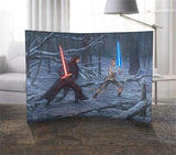 Star Wars (The Duel Rey vs. Ren) Curved Acrylic Print