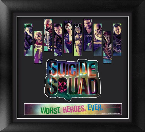 Suicide Squad 20 X 19 Framed Movie Art FMA0101 Limited Edition