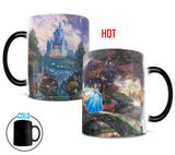 Thomas Kinkade Disney's (Cinderella Wishes Upon A Dream) Morphing Mugs Heat-Sensitive Mug