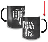 Christmas (Our First - Chalk) Morphing Mugs™ Heat-Sensitive Mug