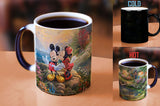 Thomas Kinkade (Mickey and Minnie Sweetheart Cove) Morphing Mugs™ Heat-Sensitive Mug