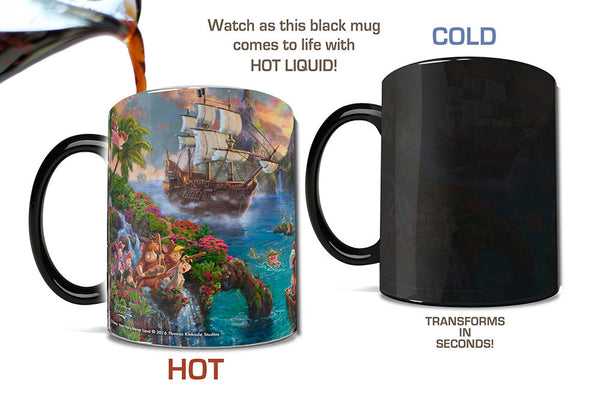 Thomas Kinkade (Peter Pan's Neverland) Morphing Mugs™ Heat-Sensitive Mug