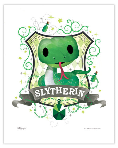 Harry Potter™ (Slytherin Watercolor) MightyPrint™ Wall Art