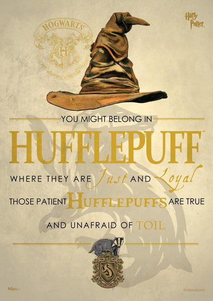 Harry Potter™ (Sorting Hat Hufflepuff) MightyPrint™ Wall Art