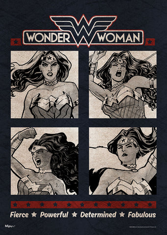 DC Comics Originals™ (Fabulous Wonder Woman) MightyPrint™ Wall Art