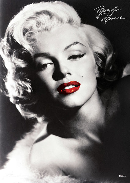 Marilyn Monroe (Red) MightyPrint™ Wall Art