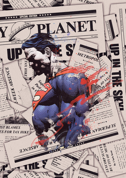 Superman (EXTRA! EXTRA!) MightyPrint™ Wall Art