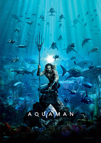 Aquaman (Movie Poster) MightyPrint™ Wall Art