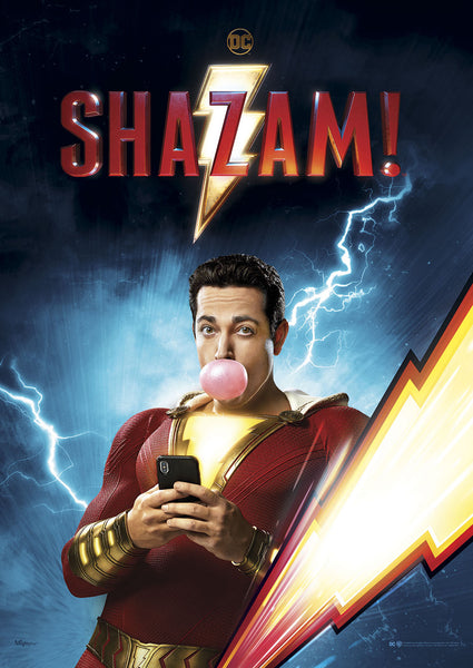 Shazam (Electric Hero) MightyPrint Wall Art