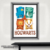 Harry Potter™ (Chibi Hogwarts Houses) MightyPrint™ Wall Art