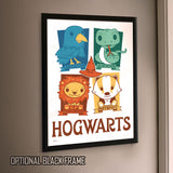 Harry Potter™ (Chibi Hogwarts Houses) MightyPrint™ Wall Art