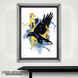 Harry Potter™ (House Urban Watercolor - Ravenclaw) MightyPrint™ Wall Art