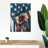 Wonder Woman™ (Star Spangled Banner) MightyPrint™ Wall Art