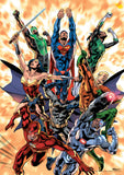 Justice League™ (Explosion) MightyPrint™ Wall Art