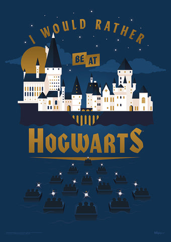 Harry Potter™ (I Would Rather Be At Hogwarts) MightyPrint™ Wall Art