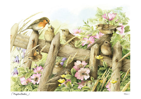 Marjolein Bastin (Baby Birds in Spring) MightyPrint™ Wall Art