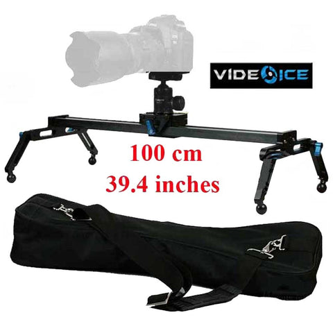 Video Ice 100cm 39.4" Camera Track Dolly Slider ROLLER Bearing Load 17.5 lbs