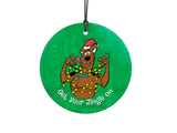 Scooby Doo (Get Your Jingle On) StarFire Prints™ Hanging Glass