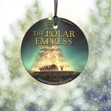 The Polar Express (Tree) StarFire Prints™ Hanging Glass