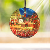 The Polar Express (Elves) StarFire Prints™ Hanging Glass