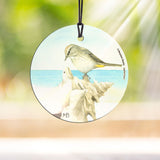 Marjolein Bastin (Bird and Shell) Starfire Prints™ Hanging Glass Decoration
