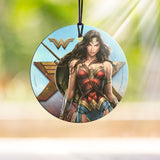 Wonder Woman™ (Strength for Love) Starfire Prints™ Hanging Glass Decoration