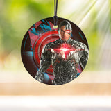 Justice League™ (Cyborg) Starfire Prints™ Hanging Glass